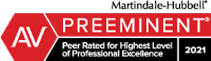 Martine Hubbell AV Preeminent | Peer Rated for Highest Level of Professional Excellence 2021